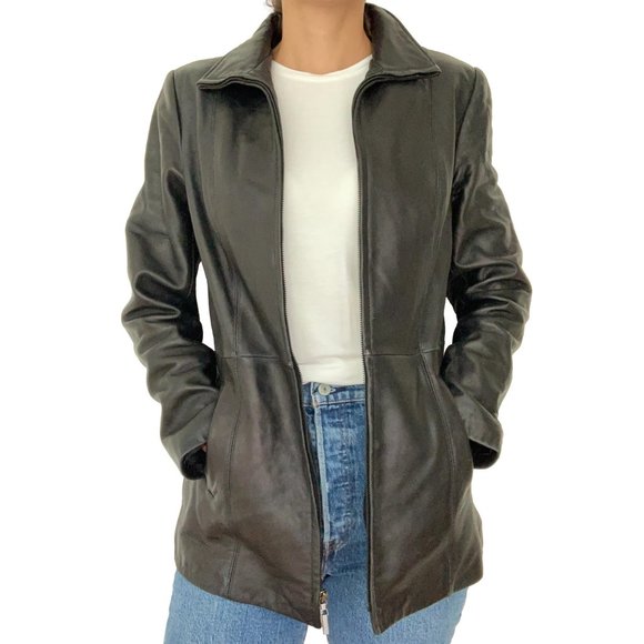 JLC Jackets & Blazers - JLC New York Women's Black Leather Jacket